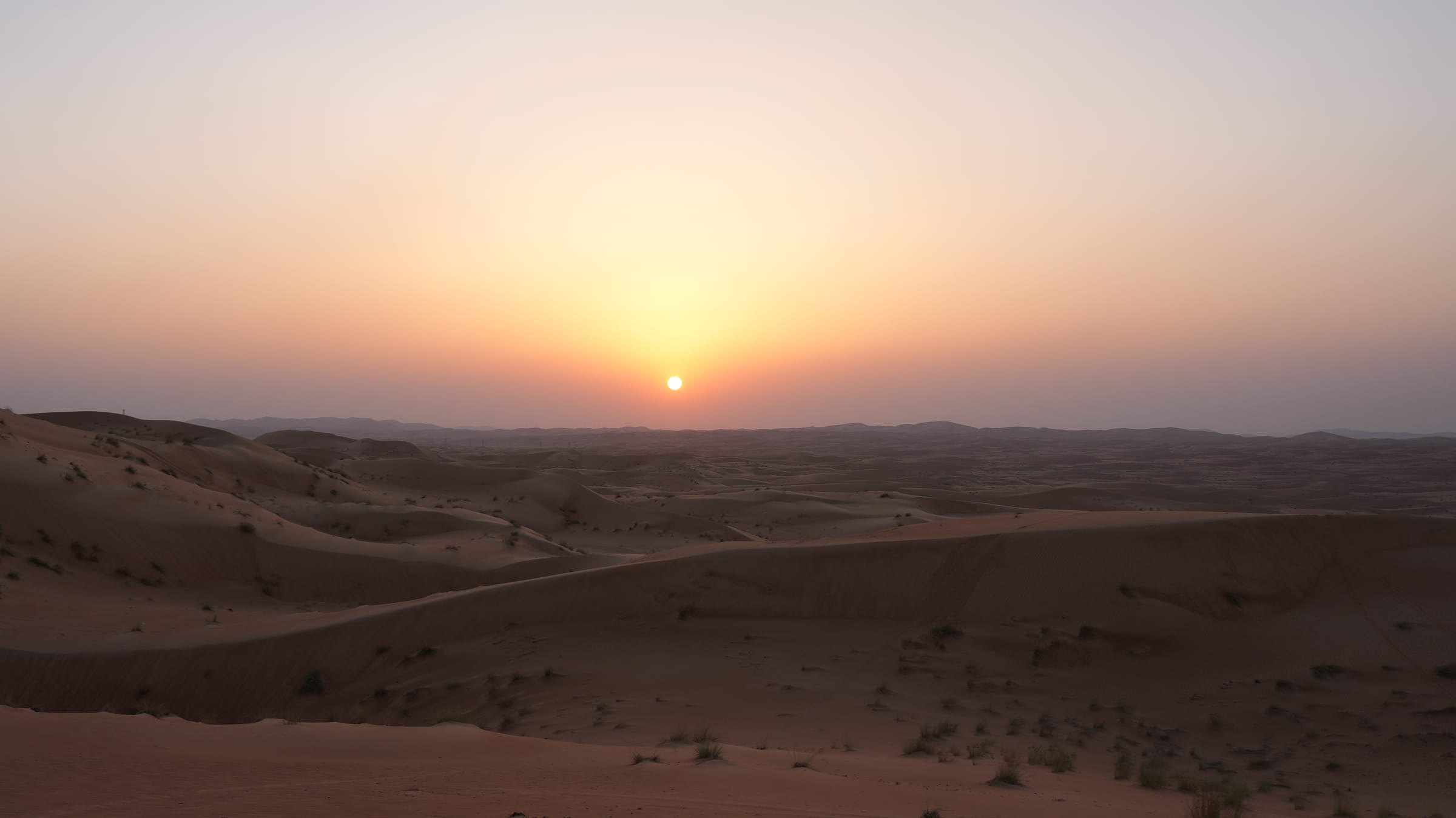 UAE desert dunes at sunset photographed by Ventrax Offroad